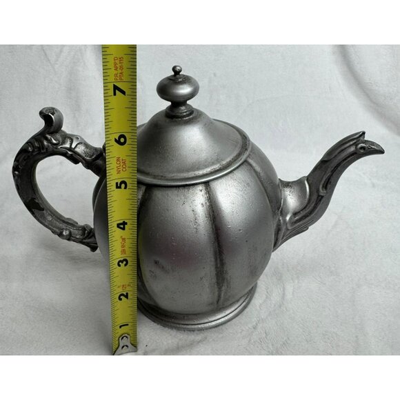 Vintage Teapot With Ornate Handle & Spout 7" tall - Picture 3 of 13